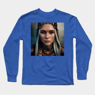 Viking Shield Maiden Long Sleeve T-Shirt